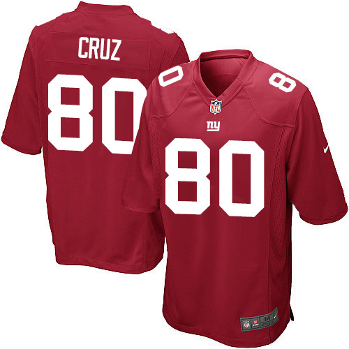 Youth Limited Victor Cruz Nike Jersey Red Alternate - #80 NFL New York Giants